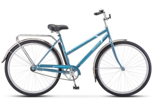 Купить дорожный и городской Велосипед STELS Десна Вояж Lady 28" 20" Голубой (Э) 2018 Z010