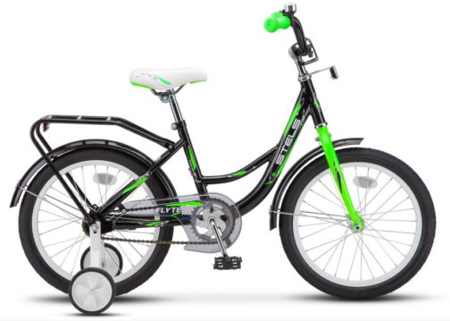 Купить Велосипед STELS Flyte 16" 11" Черный/салатовый Z011