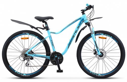 Купить женский горный Велосипед STELS Miss-7700 MD 27.5" 15.5" Бирюзовый V010