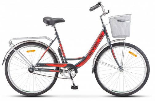 Купить дорожный Велосипед STELS Navigator-245 26" 19" Серый/красный Z010