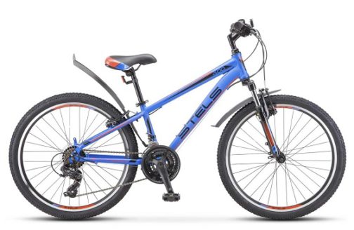 Купить горный подростковый Велосипед STELS Navigator-400 V 24" 12" Синий/красный F010