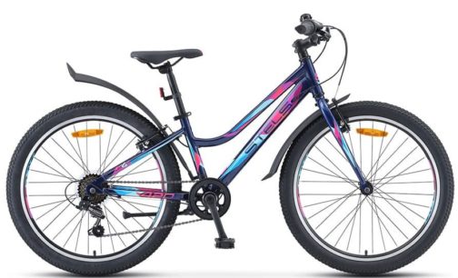 Купить горный подростковый Велосипед STELS Navigator-420 V 24" 12" Тёмно-синий V030