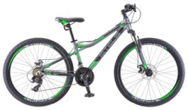 Велосипед STELS Navigator-610 MD 26″ 14″ Серый/зелёный 2021 V040