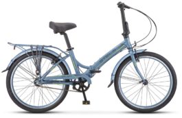 Велосипед STELS Pilot-770 24″ Серый/зеленый V010