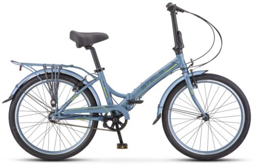 купить складной Велосипед STELS Pilot-770 24" Серый/зеленый V010
