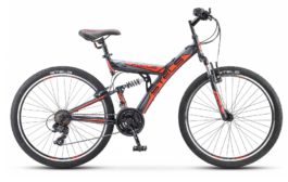 Велосипед STELS Focus V 26 2021 оранжевый/чёрный